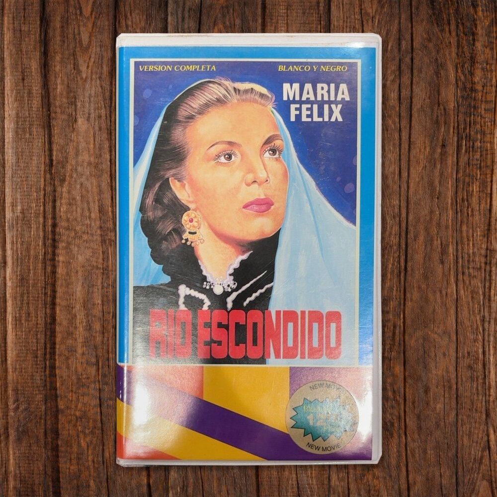 Mexcinema - Río Escondido, Vintage VHS, María Félix, Spanish